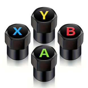 Symbol Glue Logo Car Logo Tire Valve Cap, Dust Cover, Universal for Cars, Motorcycles and Bicycles