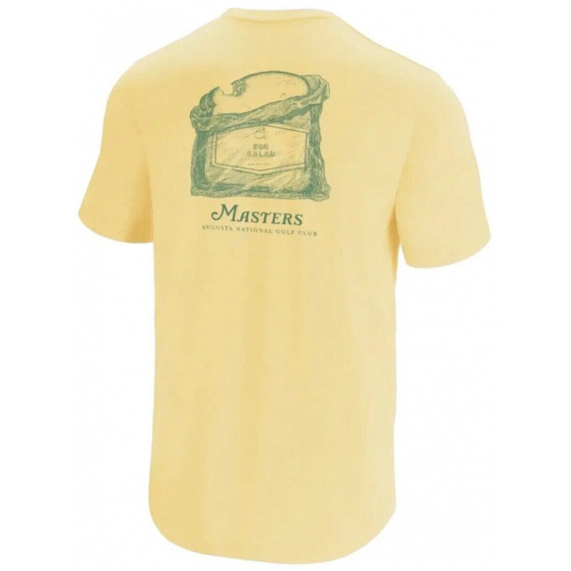 【Cross-Border European Size】2026 Masters Egg Salad Yellow Large L Mens Golf