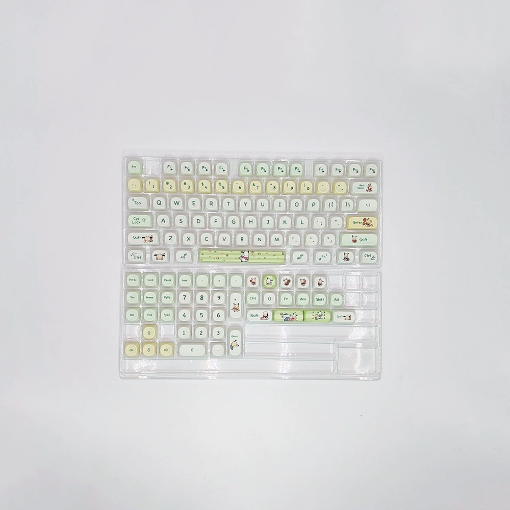 MOA keycap Pacha dog 6.25 cross satellite axis mechanical keyboard 87 universal thermal sublimation 104 cartoon cute 98