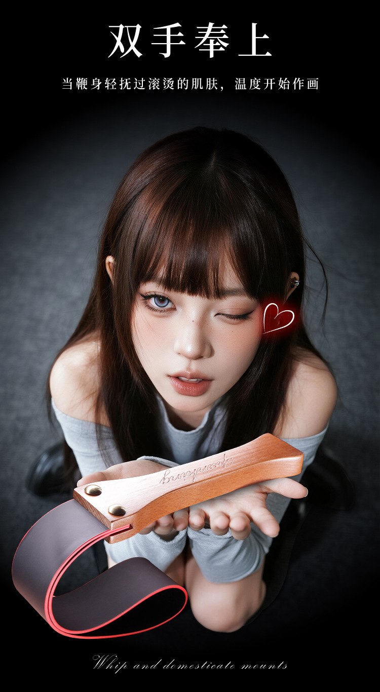 Adult Bondage & Sensory Kit with Leather Flogger, Hand Clamps and Anal Plug — detail image 9