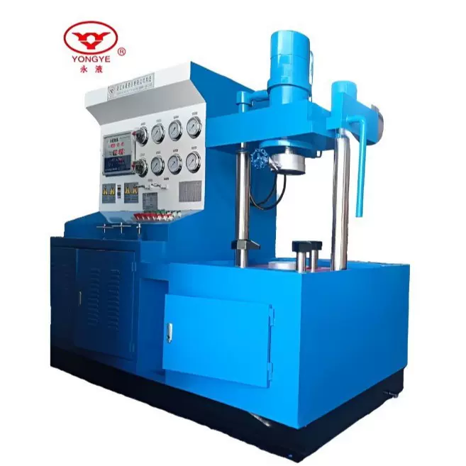 供应YFT-B100手动立式液压阀门试验台用于小口径阀门压力密封测试