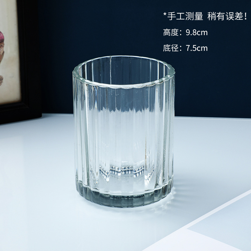 Enjuague bucal hogar vidrio Nordic ins estilo Hotel taza de lavado transparente espesado vidrio taza de beber