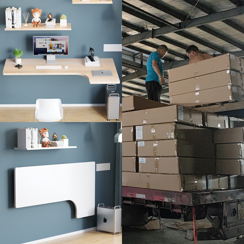 Manufacturer's Folding Table, Simple Modern Dining Wall Table, Wall-Mounted Table, Wall Table, Computer Table, Desk, Wall-Mounted Study Table Manufacturer's Folding Table, Simple Modern Dining Wall Table, Wall-Mounted Table, Wall Table, Computer Table, Desk, Wall-Mounted Study Table