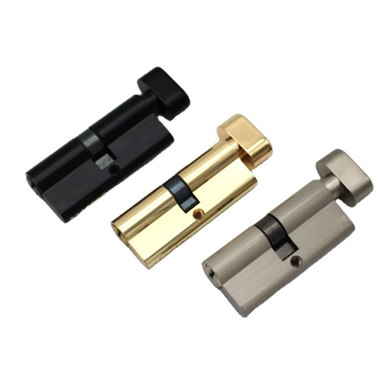 Mayorista personalizado aleación de zinc gran calabaza cerradura núcleo de cerradura dormitorio ingeniería de núcleo de cerradura antirrobo para apoyar accesorios de cerradura estándar europeo