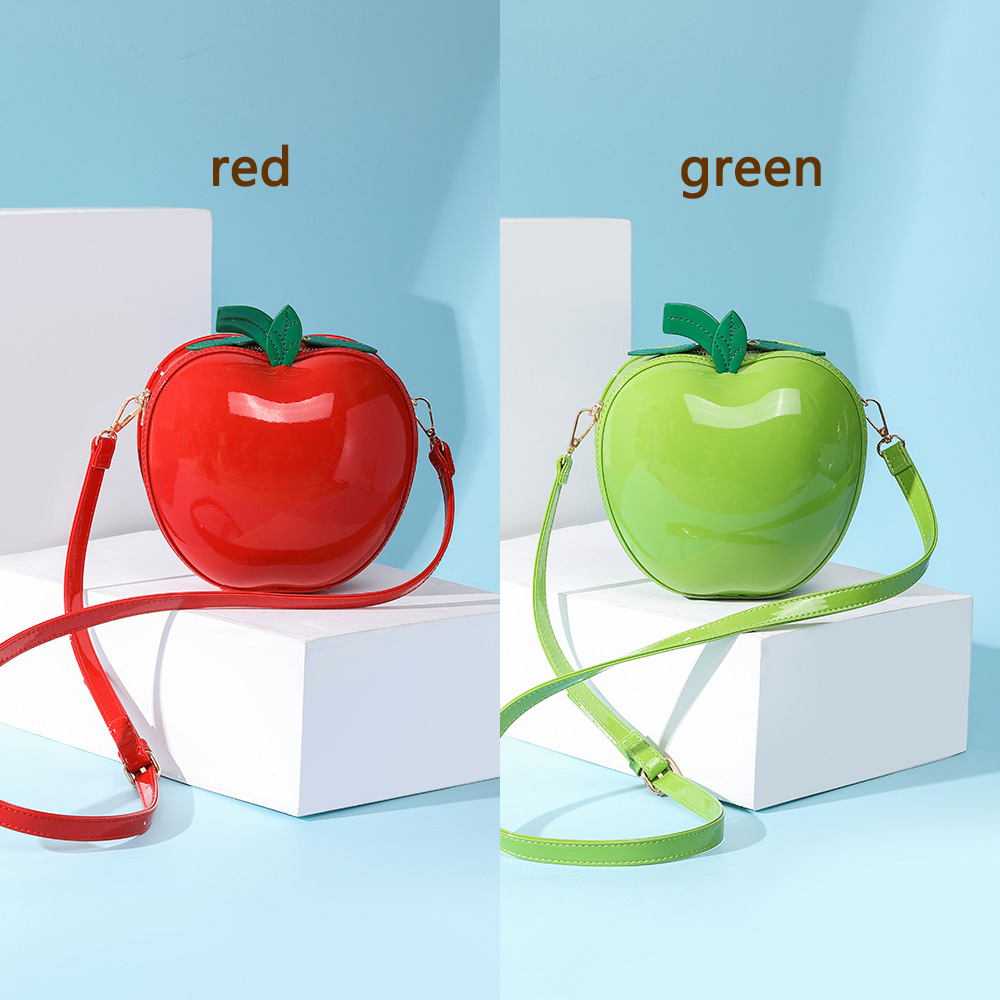 2025新款时尚女士单肩包斜挎女包创意造型苹果包包轻便手机包化妆