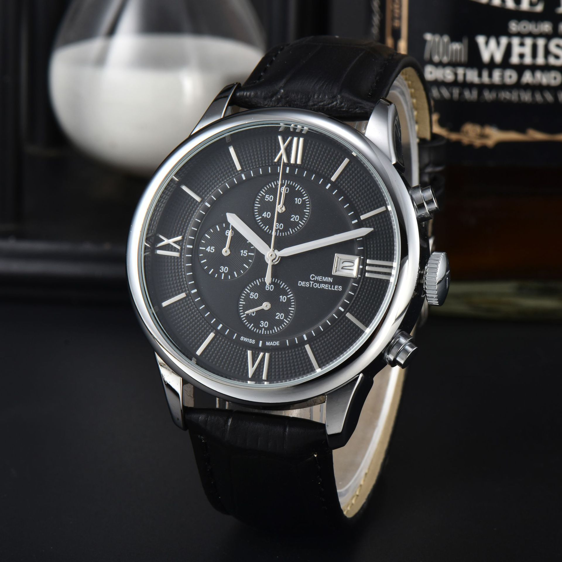 Orologio al quarzo uomo marca svizzera tianpai stile cronografo_voghion.com