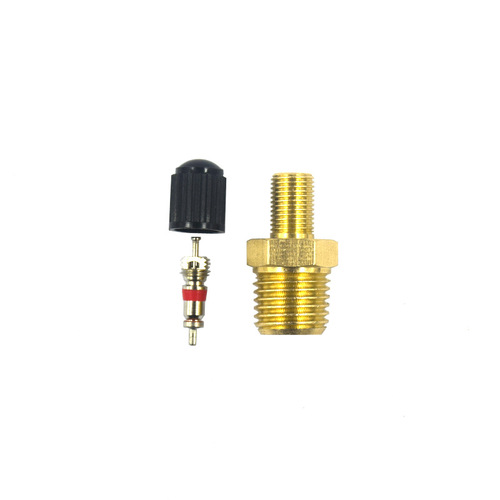Car tire valve core Motorcycle vacuum tire screw valve tire pressure monitoring 1/4 NPT copper valve