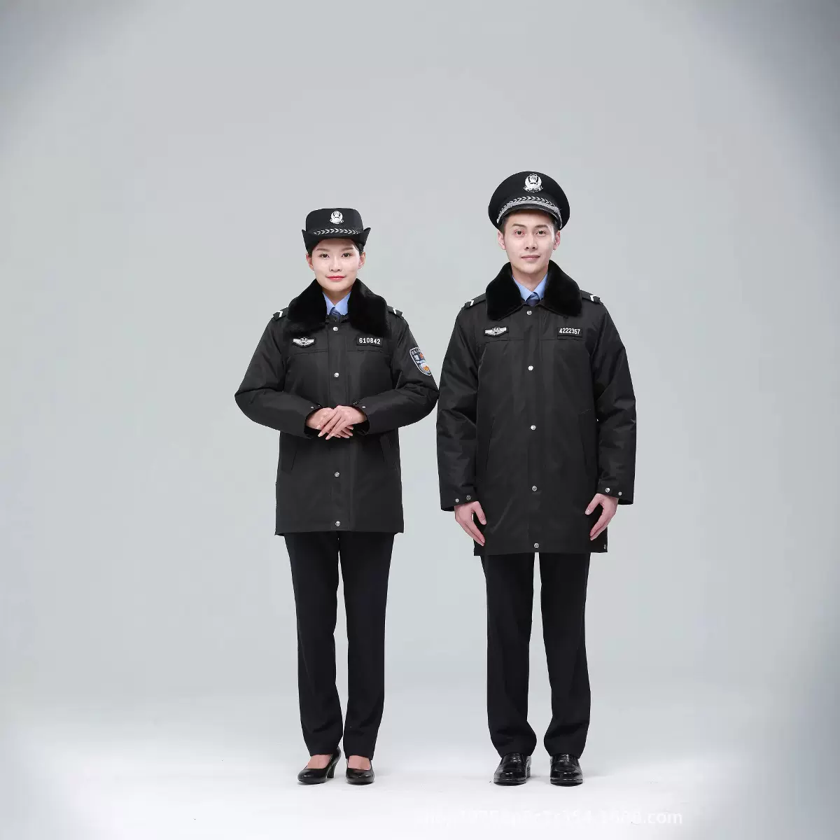 2011新式保安工作服春秋执勤服套装物业门卫制服外套冬装加厚服装