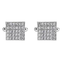 AliExpress желает новые модные бриллиантовые запонки квадратные мужские французские запонки производители оптом