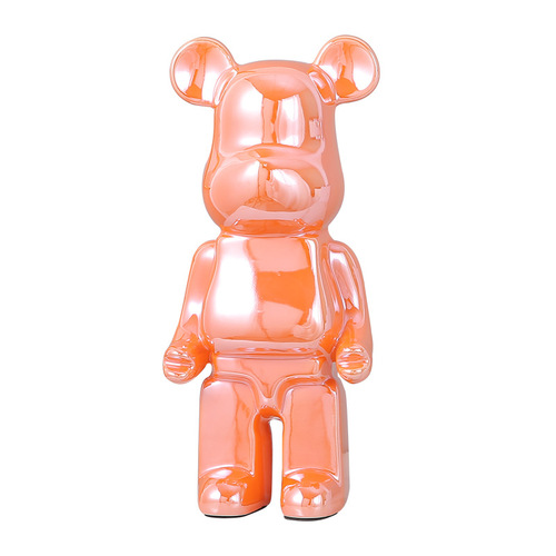 Modern violent bear electroplated ceramic ornaments cute piggy bank entrance living room bedroom desktop decoration holiday gift