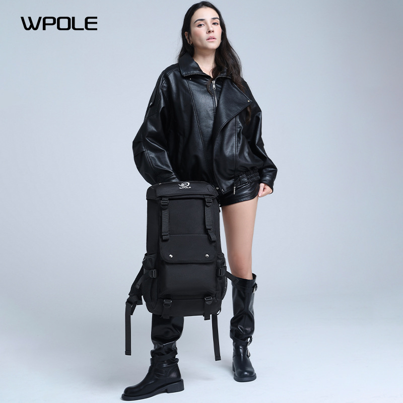 Cross-Border New Large-Capacity Mountaineering Backpack Outdoor Travel Hiking Multi-Functional Men's and Women's Bag Computer Bag Trendy