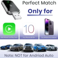 Беспроводная коробка Apple Carplay, модуль взаимосвязи автомобиля и машины, Android, автоматическая проводная связь с беспроводной коробкой Carplay