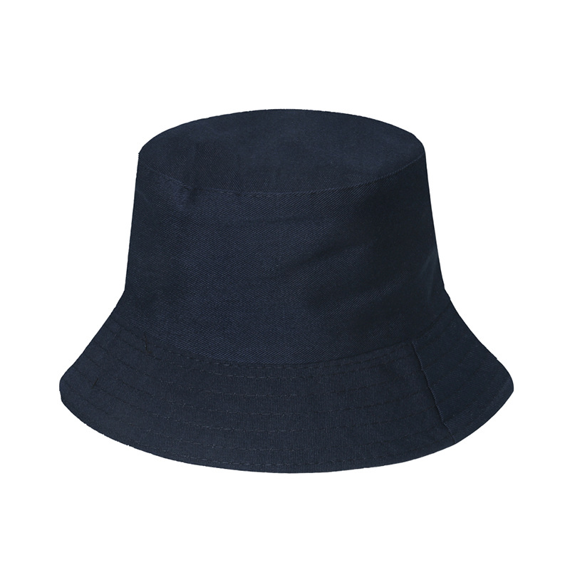 Sewing Design Unisex Simple Style Solid Color Sewing Flat Eaves Bucket Hat
