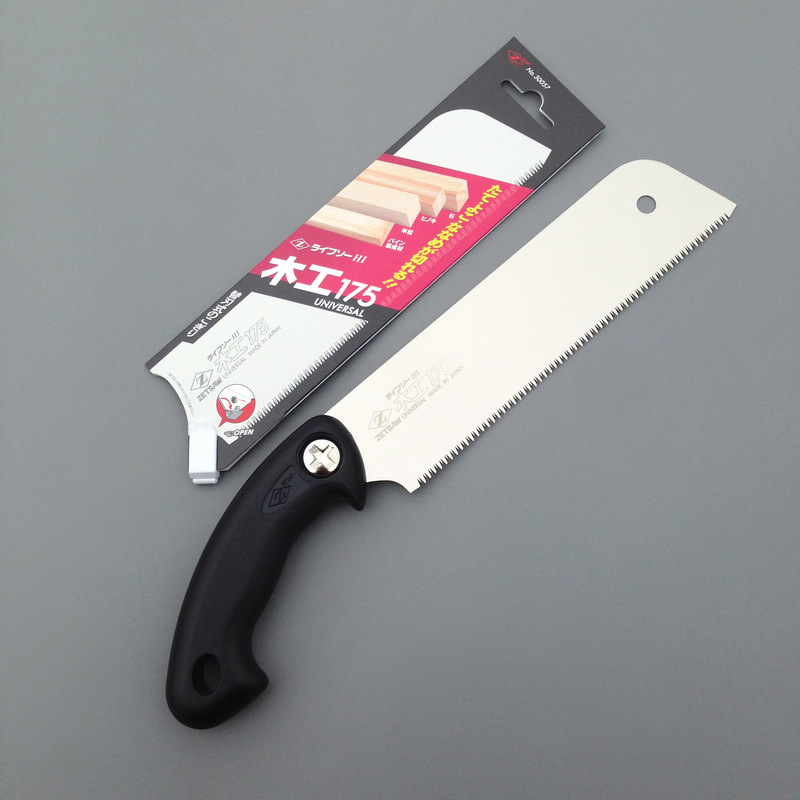 日本冈田锯Z牌迷你木工锯175S 细齿木工锯子手工锯木工学校工具