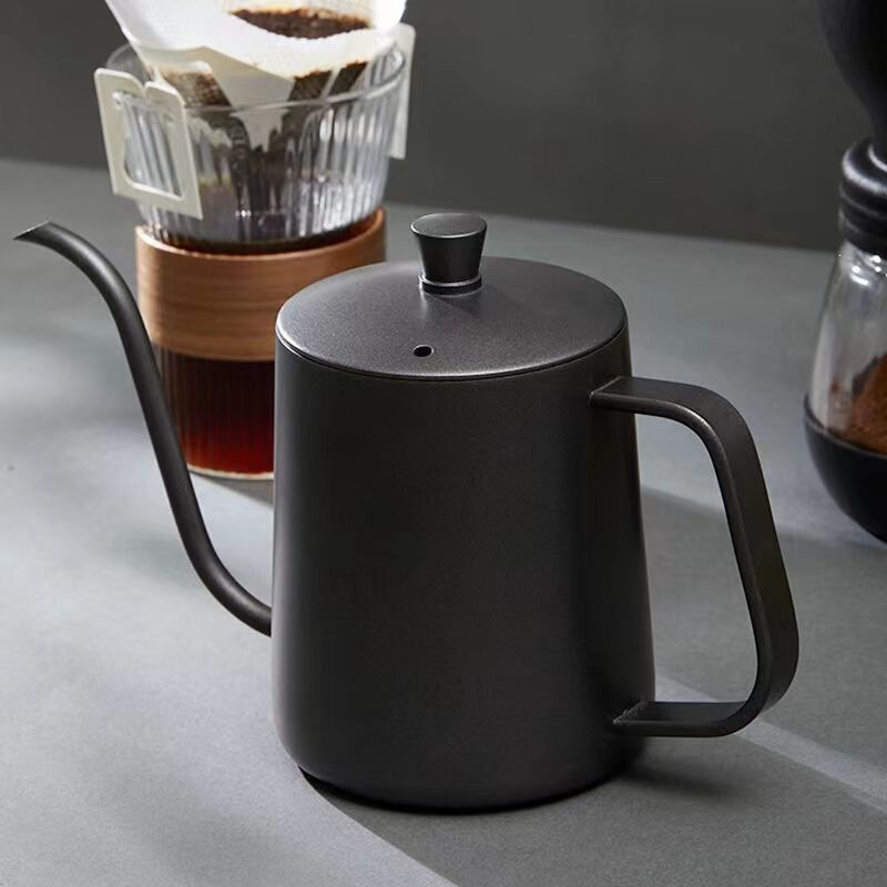 Sharing Hand-Brewed Coffee: Coffee Filter Cup, Fine Spout Kettle, Stainless Steel Home Coffee Utensils, Long Spout Water Kettle Sharing Hand-Brewed Coffee: Coffee Filter Cup, Fine Spout Kettle, Stainless Steel Home Coffee Utensils, Long Spout Water Kettle