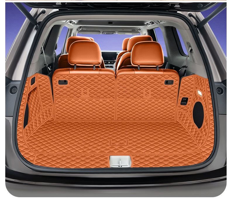 26 models of Wenjie M9 trunk mats, full coverage car interior waterproof accessories, Wenjie M9 six-seater trunk mat