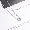 Cute summer fashionable necklace solar-powered, simple and elegant design, light luxury style