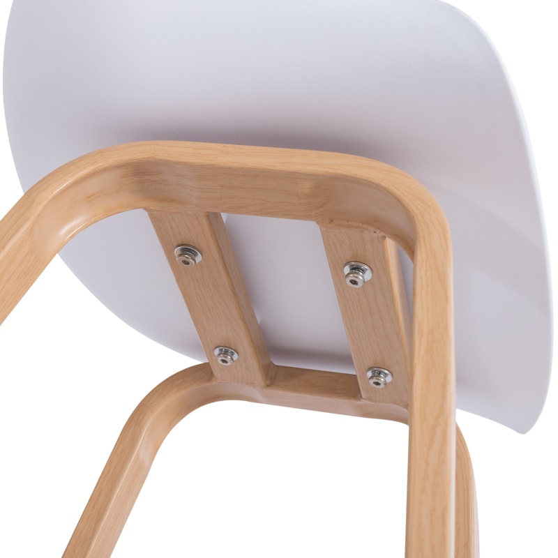 Nordic ocio simple silla de la barra alta Silla de Bar taburete de plástico silla de la barra de hierro casa Foshan fábrica al por mayor