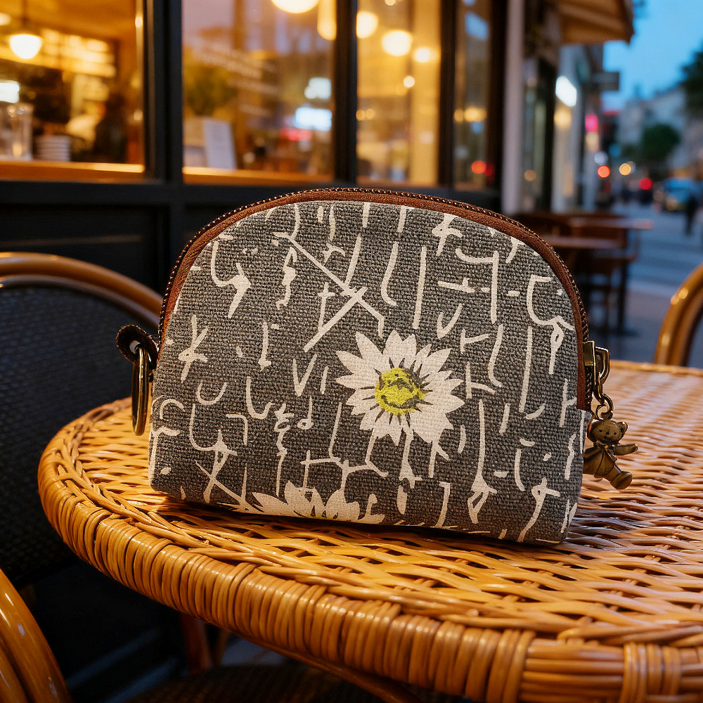 Monedero de Llavero Más Vendido Transfronterizo, Monedero de Lona con Dibujos Animados, Bolsa para Monedas, Tarjetero para Hombre, Bolsas para Monedas