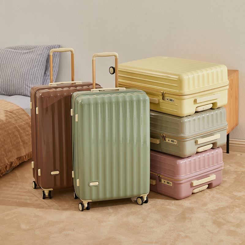 Ultra-Light Suitcase Exported to Japan, Hinomoto Silent Spinner Suitcase, Password-Protected Carry-On Luggage 20inch 24inch