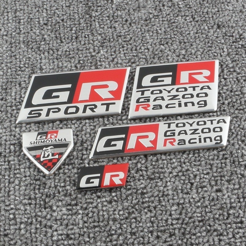 トヨタ GR ロゴ車のリアステッカー 86 レイツ修正ステッカーステアリングホイールステッカーサイド装飾ステッカーネームプレート車のステッカーに適しています|undefined