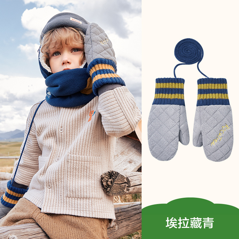 KK Árbol de Los Niños guantes invierno Niñas estudiantes La Escuela Primaria dedo especial bebé caliente engrosada clase Un antiestático