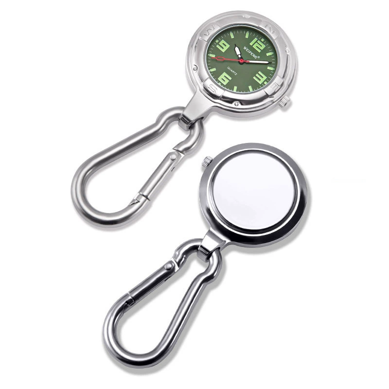 Universal travel keychain outside climbing, retro pocket watch, wholesale