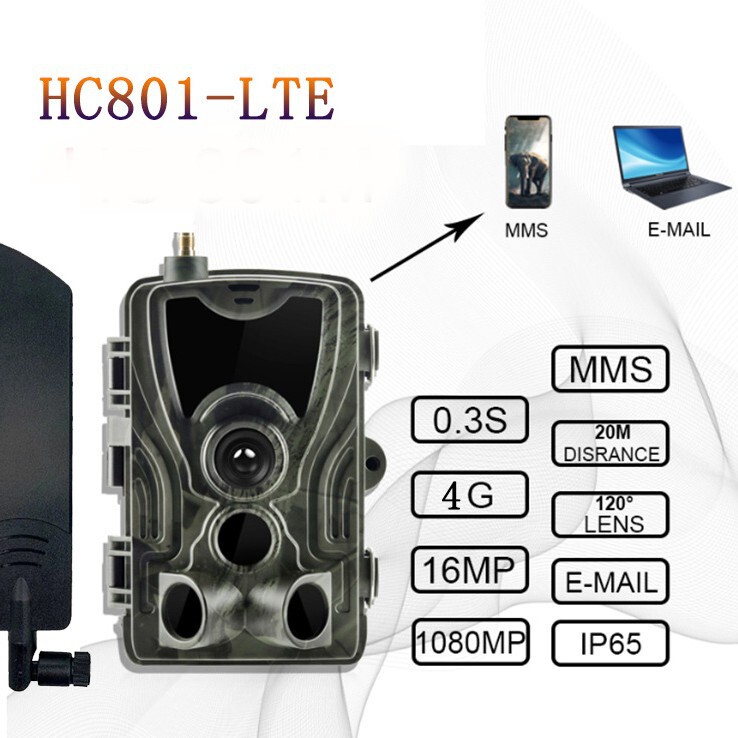 4G HD Anti-Hunting Camera HC801LTE Outdoor Yard Surveillance Camera Waterproof Night Infrared Monitoring 4G HD Anti-Hunting Camera HC801LTE Outdoor Yard Surveillance Camera Waterproof Night Infrared Monitoring