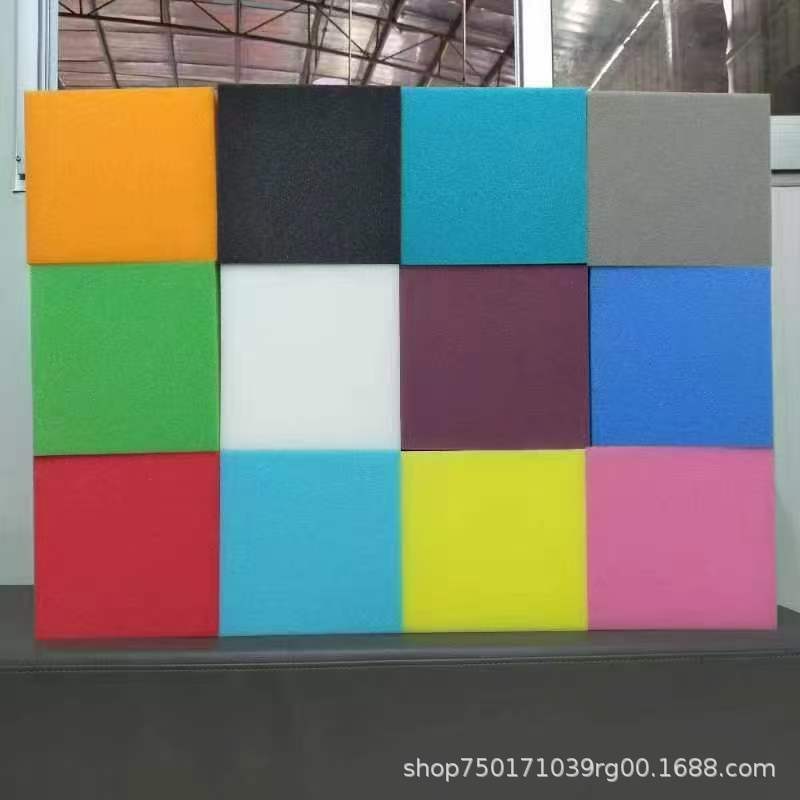 Sponge factory direct selling children's large playground trampoline sponge square color anti-collision sponge block