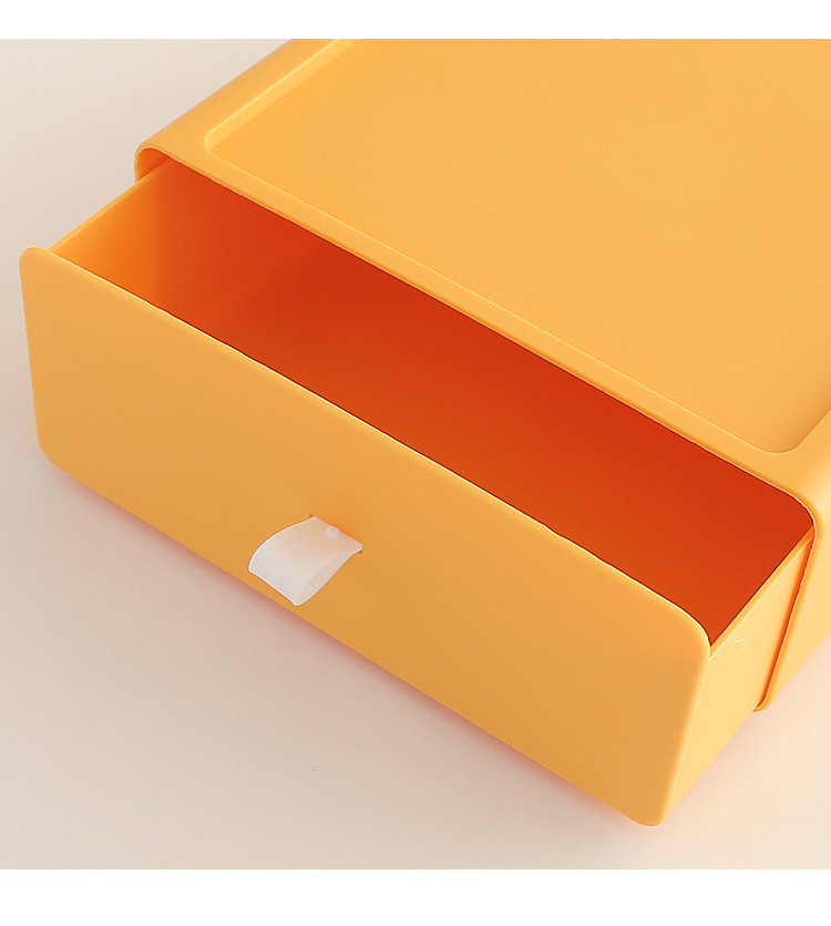DesktopAufbewahrung sbox einfache Wind Aufbewahrung sbox Studenten wohnheim mit Schublade Kosmetik box Haushalt kann gestapelt werdenpicture5