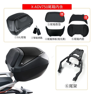 Quick Installation and Removal, Motorcycle trunk - trunk-set-a-matte-black