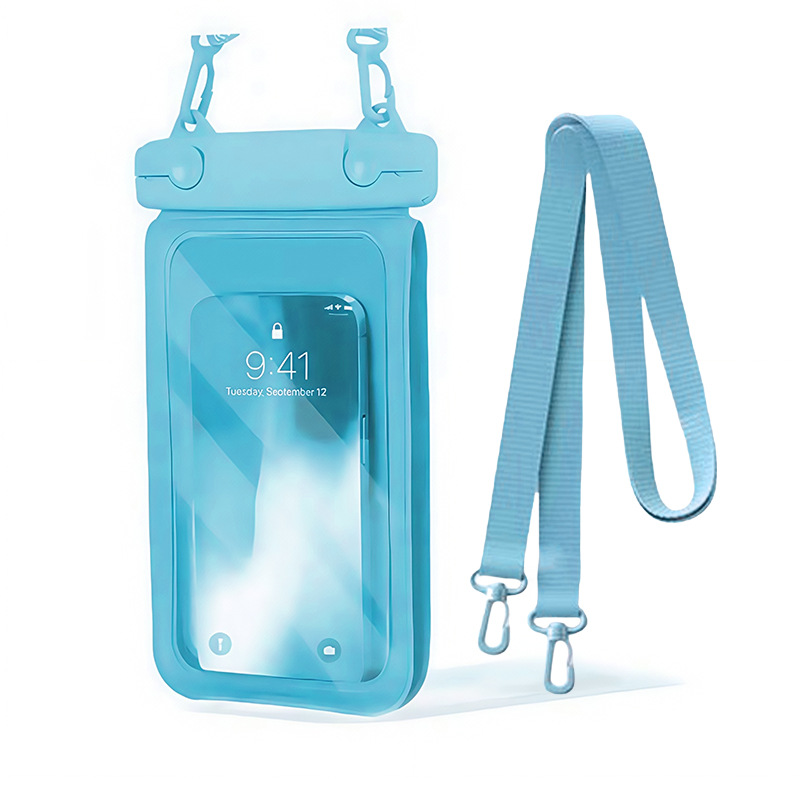 Qianmu Rat Ipx8 Waterproof Dual Compartment Waterproof Bag Pvc Swimming Diving Beach Waterproof Bag Sealed Waterproof