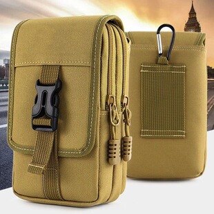 New 7-inch mobile phone bag outdoor tactical waist bag belt mobile phone waist bag wear-resistant construction site waist bag mobile phone bag wholesale