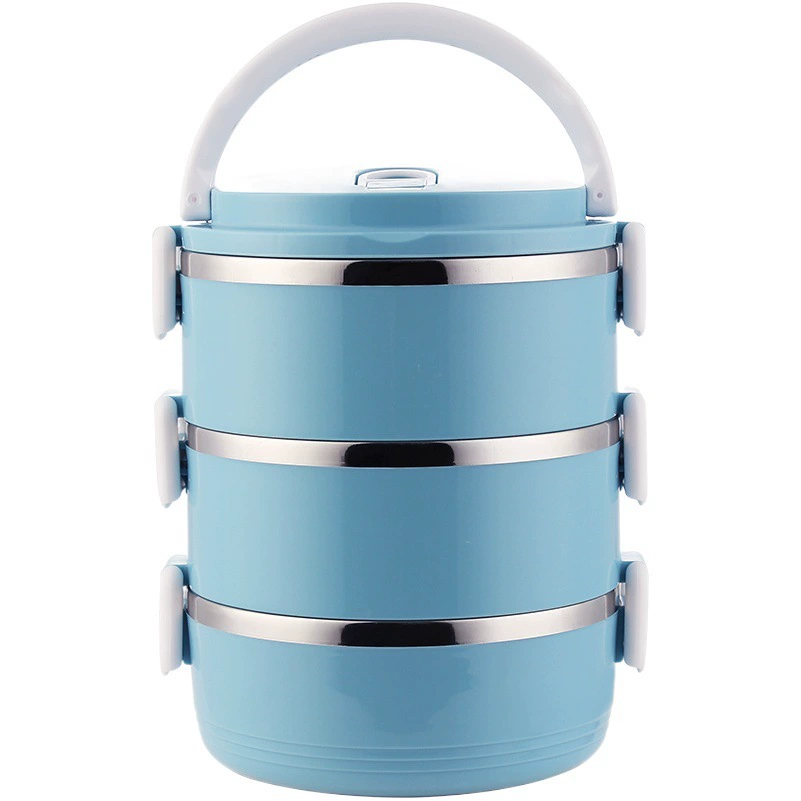 Нержавеющая сталь Студенческая изолятор ланч-бокс офисный работник коробка бенто многоярусная двухслойная столовая артефакт