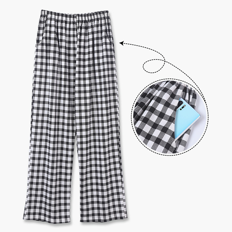 Demi-season cotton Japanese summer trousers for leisure