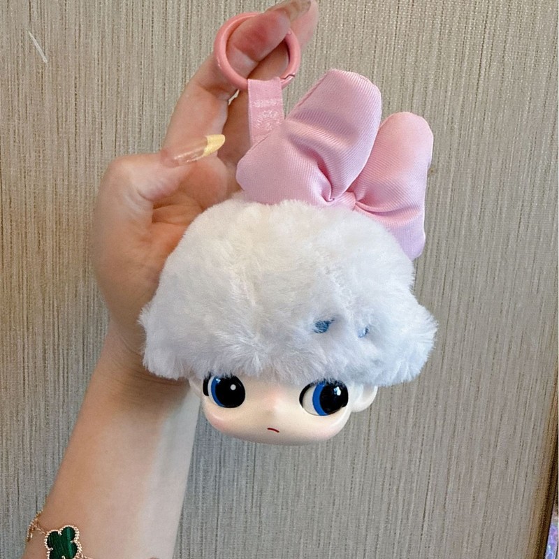 新しい小さな DIMOMO ヘッドかわいい漫画シリーズビニールプラスチックぬいぐるみキーホルダーブラインドボックスブラインドボックス|undefined