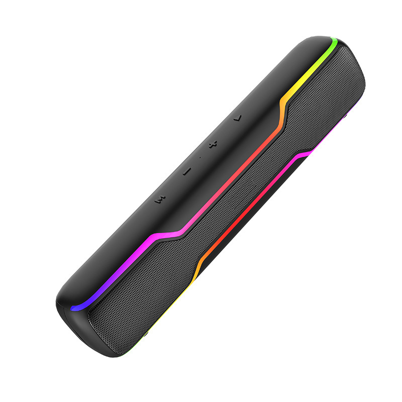 越境電商現物2023新型デスクトップ長条形ダブル8w小声覇rgb幻彩灯bluetoothスピーカー|undefined