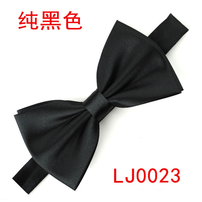 순수한 검은 나비 넥타이 0023