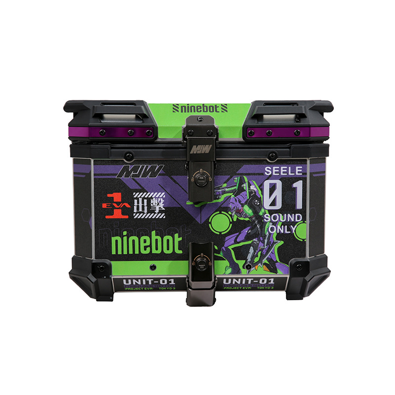 45L pegatinas de aluminio motocicleta dorada cajas de cola pedal anticolisión maverick maletero coche eléctrico grande maletero