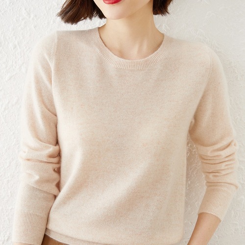 [Broken Size Sweater] Thickened Autumn and Winter Round Neck Knitted Bottoming Slim Fit Knitted Women's Sweater Warm Top