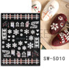 Nail stickers, cartoon fake nails for nails, suitable for import, new collection, wholesale, with snowflakes