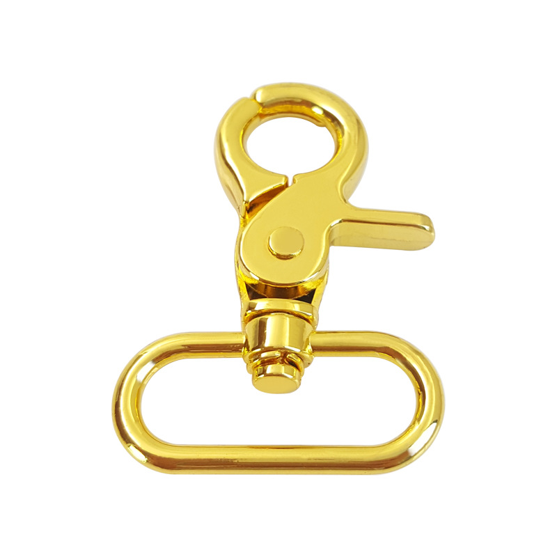 现货批发厂家直供箱包五金狗扣合金扣织带车缝扣寸半钳扣旋转扣