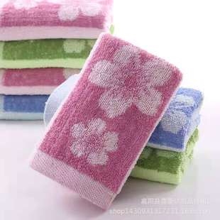 80g Towel Jacquard Color Gauze Towel Kapok Street Stall Running Jianghu Soft Skin Care Skin-Friendly Highly Absorbent