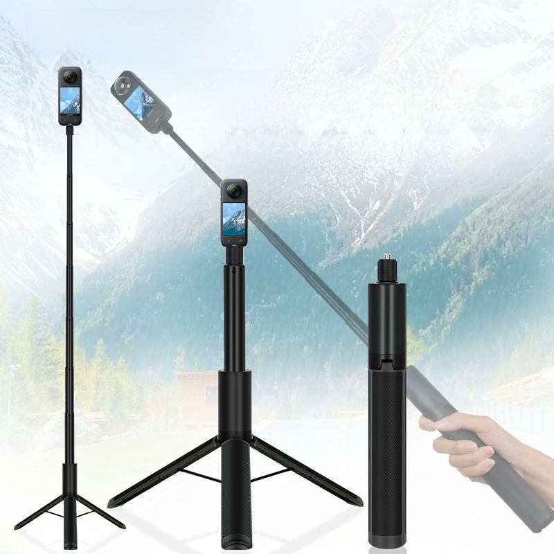 Панорамная скрытая штанга 360 второго поколения - панорамная камера-штатив Insta360 для селфи, встроенная скрытая штанга