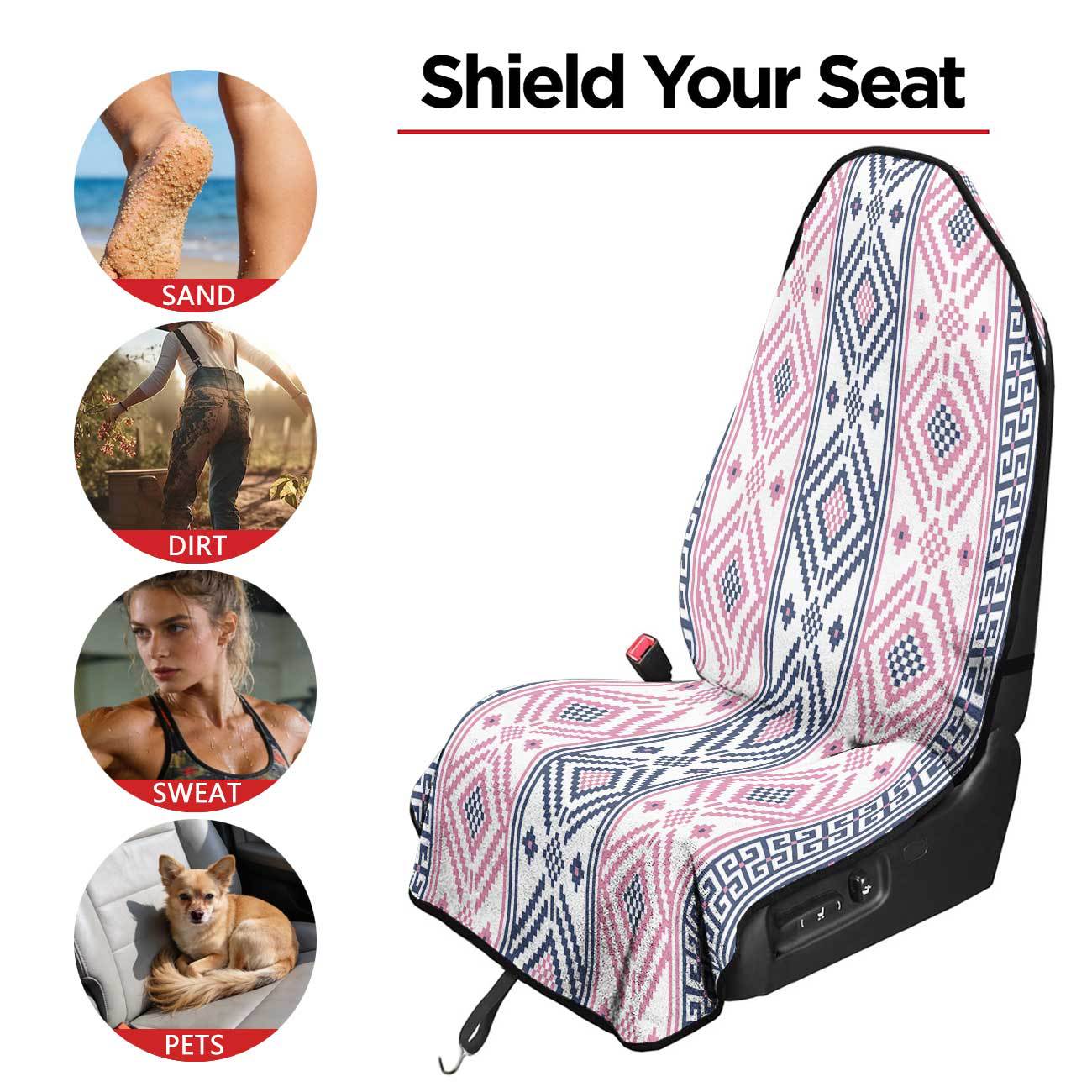 Car seat towel cover front seat protector suitable for gym and exercise, universal for all seasons, car use 76
