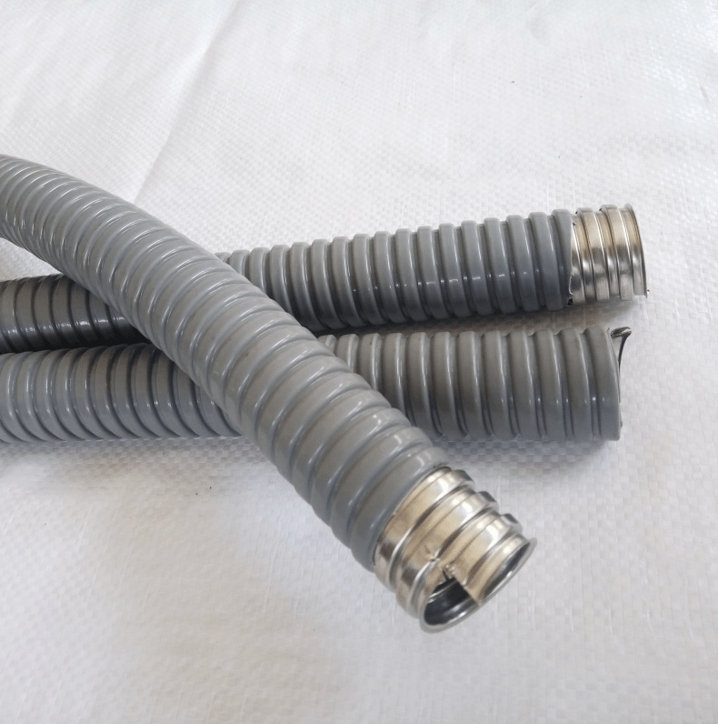 P3型灰色包塑金属软管 20mm护线金属波纹管电气护线金属波纹管