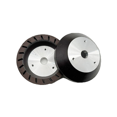斜边机树脂轮 玻璃磨轮 带齿 内齿 优质树脂轮 磨斜面 黑色带齿