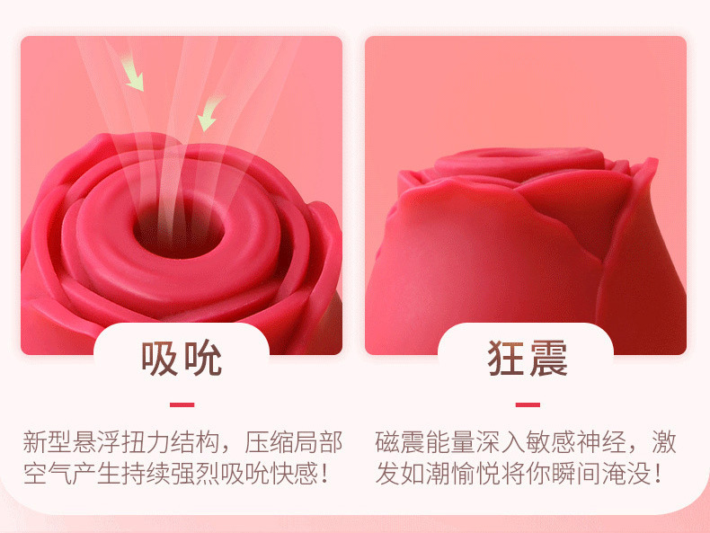 Men’s Anal Vibrator with Tongue Licking and Sucking Motion, Silicone Button-Control Adult Toy — detail image 3