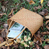 Street straw woven props suitable for photo sessions, linen bag, pet