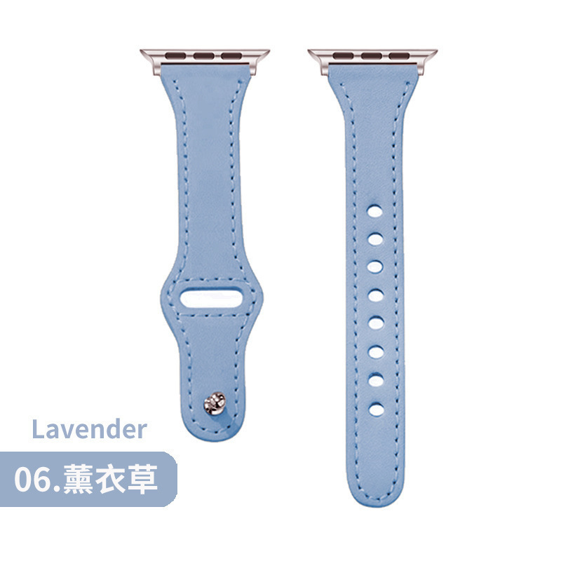 Small Waist First Layer Genuine Leather iwatch Buckle Strap Suitable for Apple Watch applewatch22 Retro Business